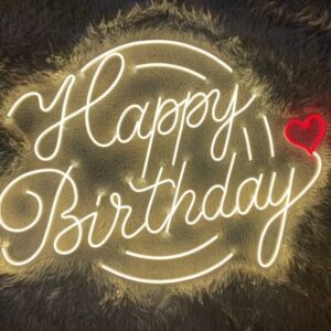 Birthday neon