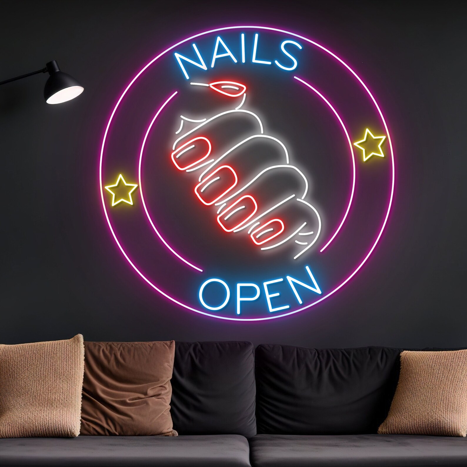 nails open